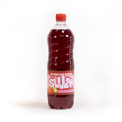Slush ice sirup jordbær/kiwi inkl. pant 1 liter