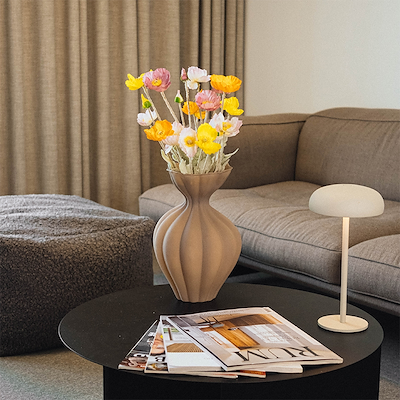 Nordis Fillipha vase mokka 30,5 cm