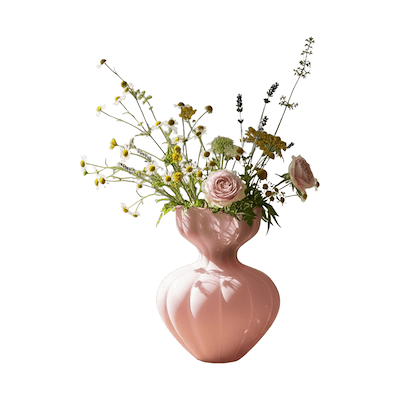Nordis Summer glas vase rosa 25 cm