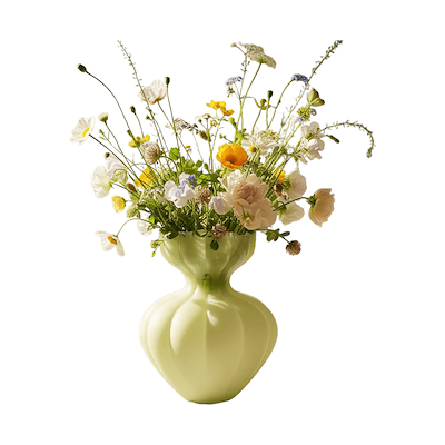Nordis Summer glas vase grøn 25 cm