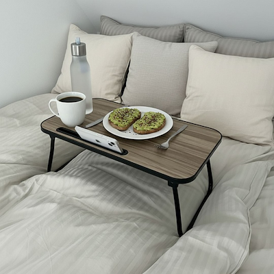 Nordis bakkebord brun 52 x 30 cm