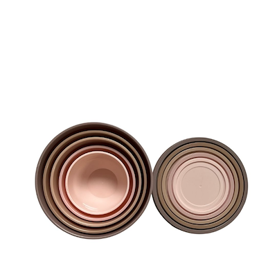 Scandinavian Collection skålesæt med låg assorteret 5 dele
