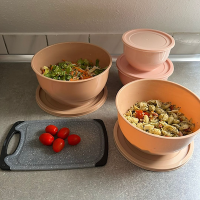 Scandinavian Collection skålesæt med låg assorteret 5 dele