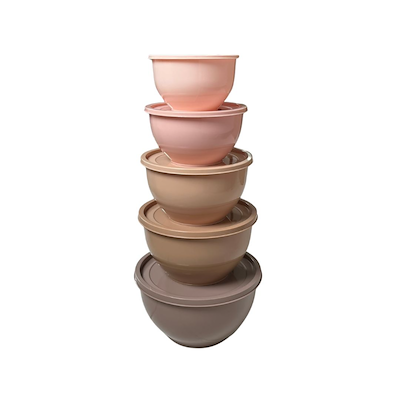 Scandinavian Collection skålesæt med låg assorteret 5 dele