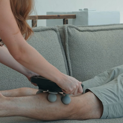 MassagePro massagepistol inkl. 4 hoveder