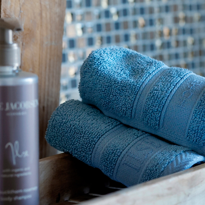 Home By Ilse Jacobsen vaskeklude 4 stk. pudderblå 30x30 cm