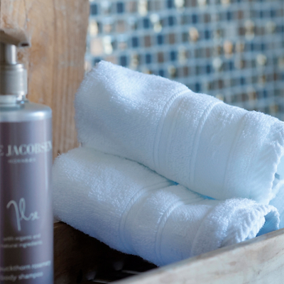 Home By Ilse Jacobsen vaskeklude 4 stk. white cotton 30x30 cm