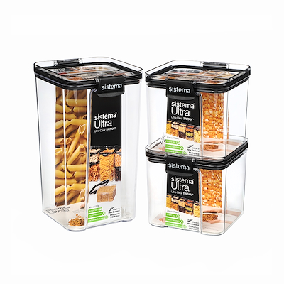 Sistema Ultra opbevaringssæt stor 3 stk