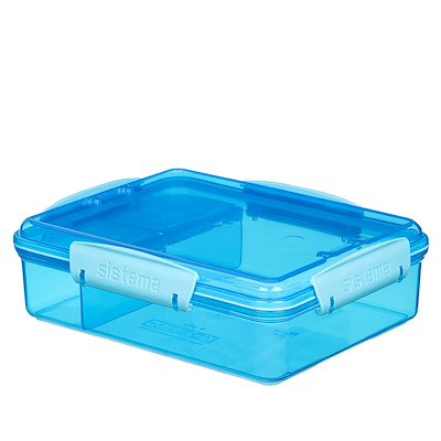 Sistema Snack Attack Duo To Go Lunch blå 975 m