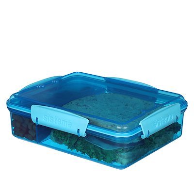 Sistema Snack Attack Duo To Go Lunch blå 975 m