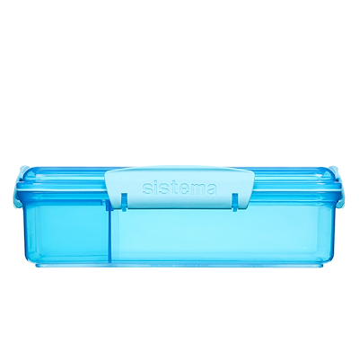 Sistema Snack Attack Duo To Go Lunch blå 975 m