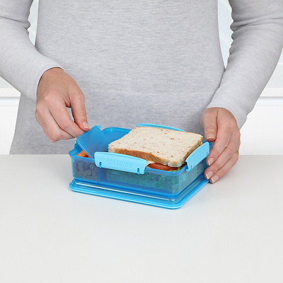 Sistema Snack Attack Duo To Go Lunch blå 975 m