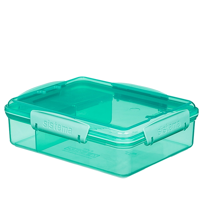 Sistema Snack Attack Duo To Go Lunch grøn 975 ml