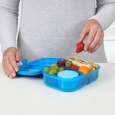 Sistema Ribbon To Go madkasse blå 1,1 liter