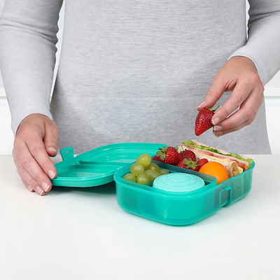 Sistema Ribbon To Go madkasse grøn 1,1 liter