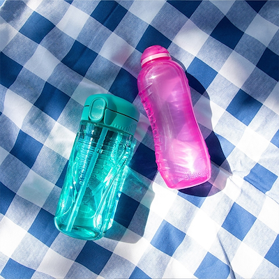 Sistema Tritan Quick Flip drikkedunk grøn 520 ml