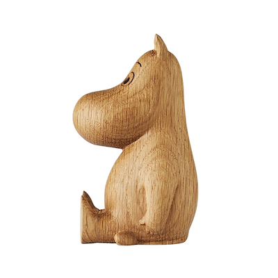 Dsignhouse x Moomin træfigur eg Mumitrolden H10 cm