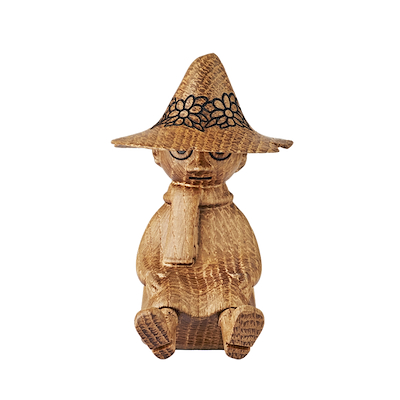 Moomin X Designhouse træfigur eg Mumrikken 10 cm