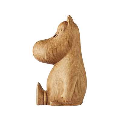Moomin X Designhouse træfigur eg snorkfrøken 10 cm