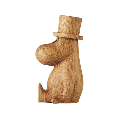 Moomin X Designhouse træfigur eg Mumifar 10 cm