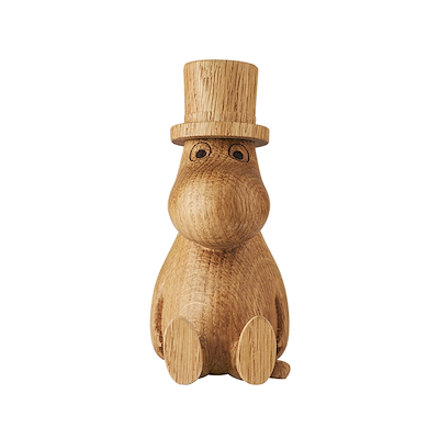 Moomin X Designhouse træfigur eg Mumifar 10 cm