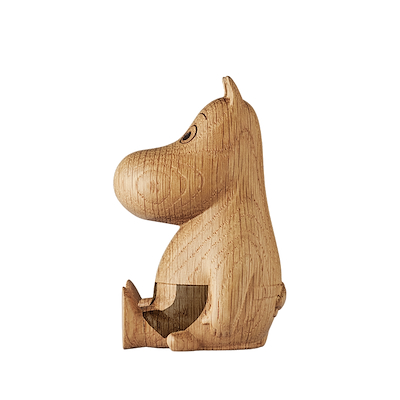 Moomin X Designhouse træfigur eg Mumimor 10 cm