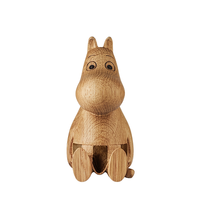 Moomin X Designhouse træfigur eg Mumimor 10 cm