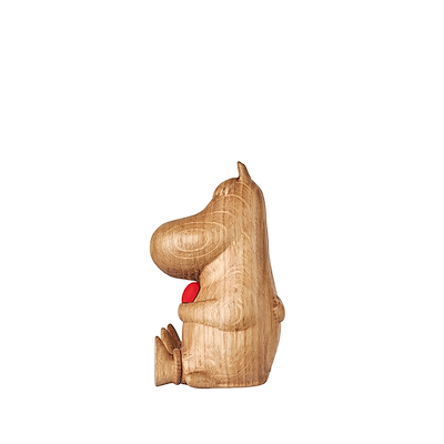 Dsignhouse x Moomin Mumitroldene kram med rødt hjerte H10 cm