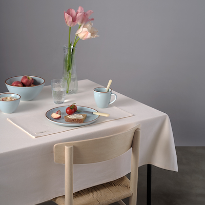 By Mogensen Earth dug off white 140x220 cm