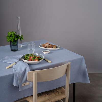 By Mogensen Earth dug light blue 140x320 cm