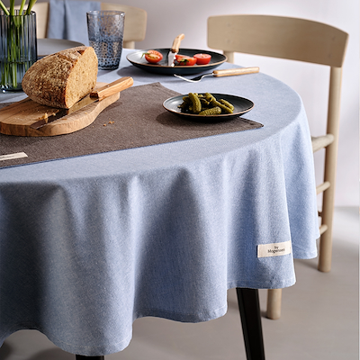 By Mogensen Earth dug himmelblå Ø180 cm