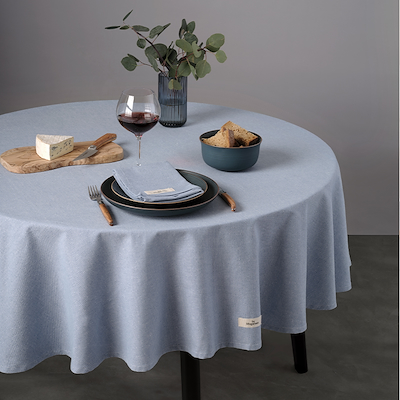 By Mogensen Earth dug himmelblå Ø180 cm