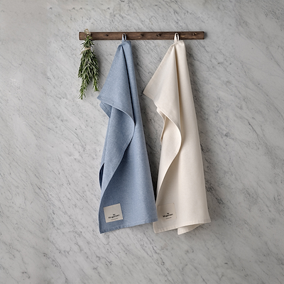 By Mogensen Earth viskestykke light blue 56x72 cm