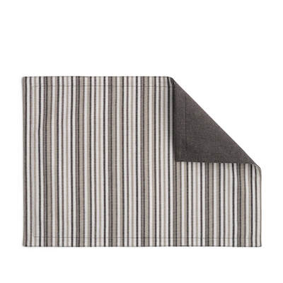 By Mogensen Earth dækkeserviet stribet 36x50 cm