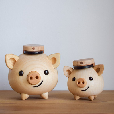 FableWood Tulle den store gris H7 cm