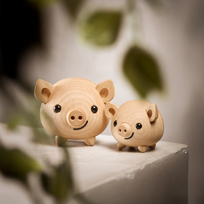 FableWood Tulle den store gris H7 cm