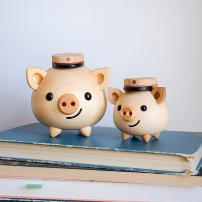 FableWood Trille den lille gris H5 cm