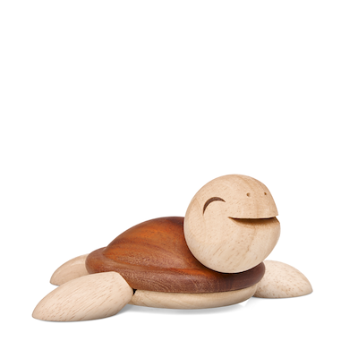 FableWood Henry skildpadde træfigur stor