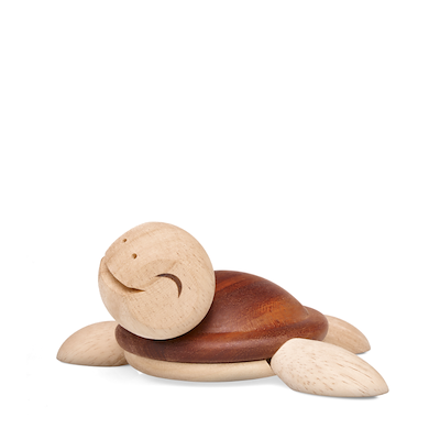FableWood Henry skildpadde træfigur stor