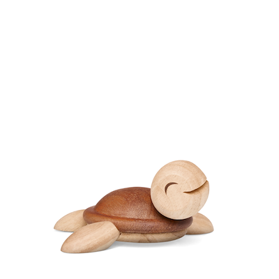 FableWood Louise skildpadde træfigur lille