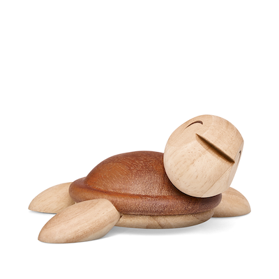 FableWood Louise skildpadde træfigur lille