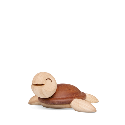 FableWood Louise skildpadde træfigur lille