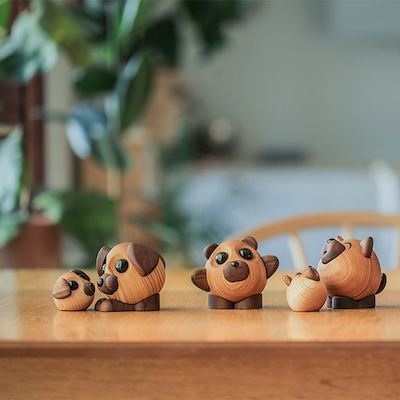 FableWood Molly lille hund 5 cm