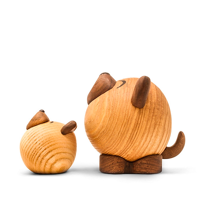 FableWood lille ulveunge Luna 5 cm