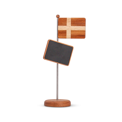 FableWood magnetisk bordflag med tavle