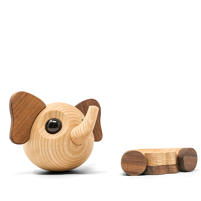 FableWood Flora elefant træ 10 cm