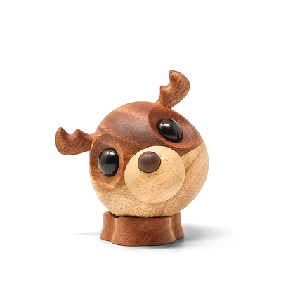 Fablewood Rolf det store rensdyr træ H10 cm