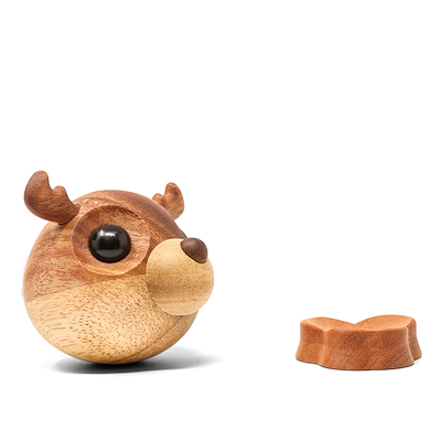 Fablewood Rolf det store rensdyr træ H10 cm