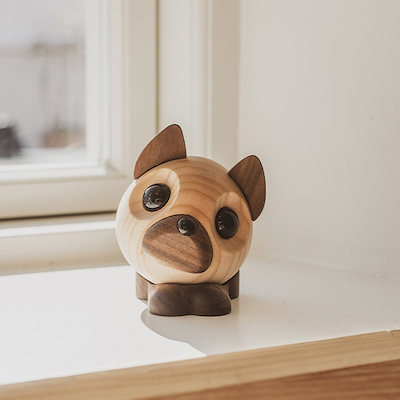 FableWood Benny den franske bulldog H10 cm