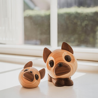 FableWood Bill den franske bulldog H5 cm